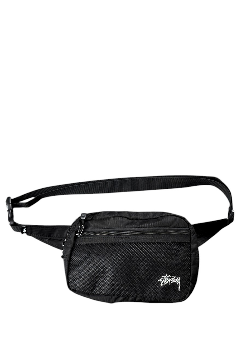 STUSSY Light Weight Waist Bag Black - UNIFORM