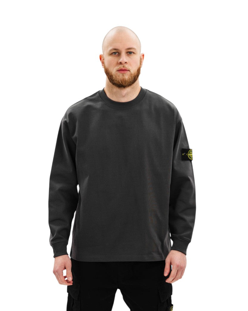 23FW Patch Long Sleeve Grey SI0274-GY