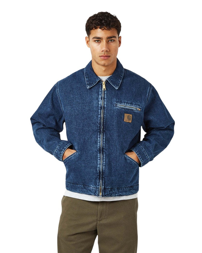 Carhartt WIP Rider Jacket Stone Washed Blue - UNIFORM