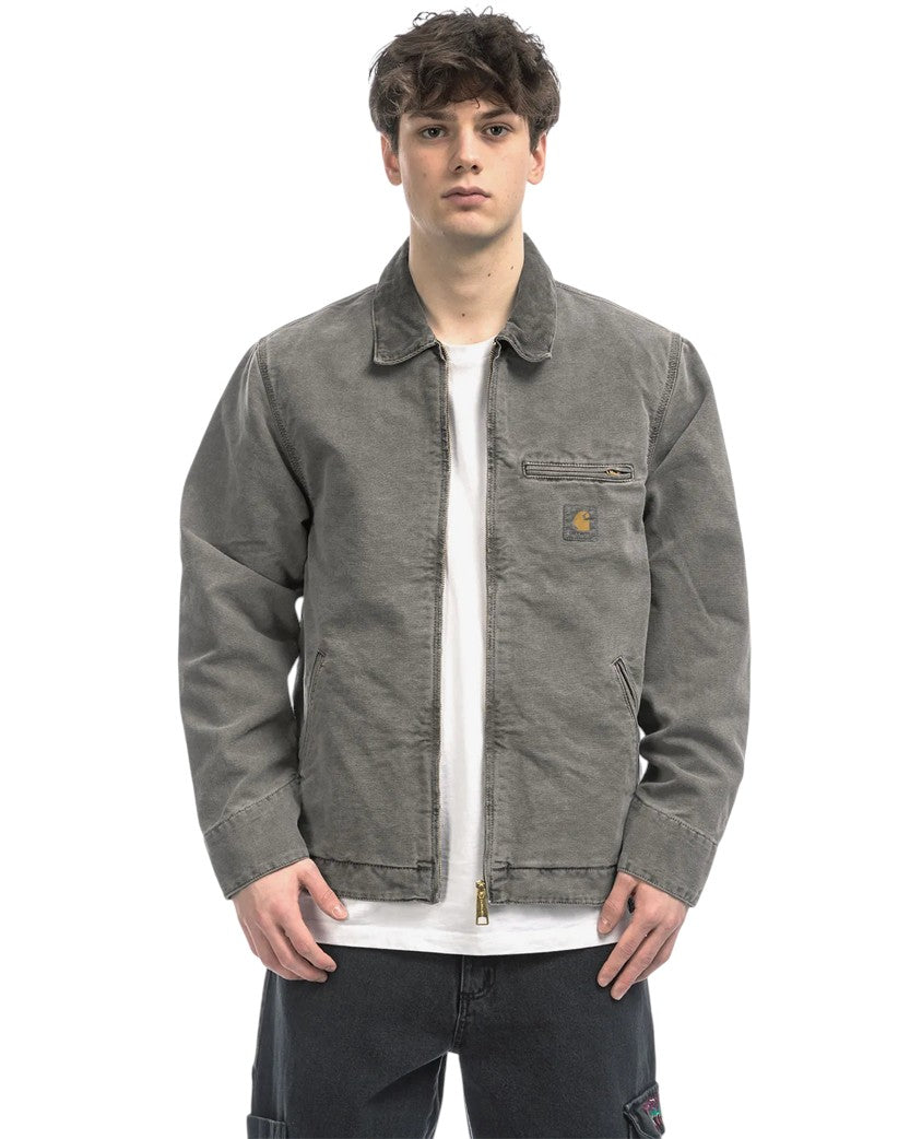 Carhartt WIP Duck Detroit Jacket Dusty Black - UNIFORM