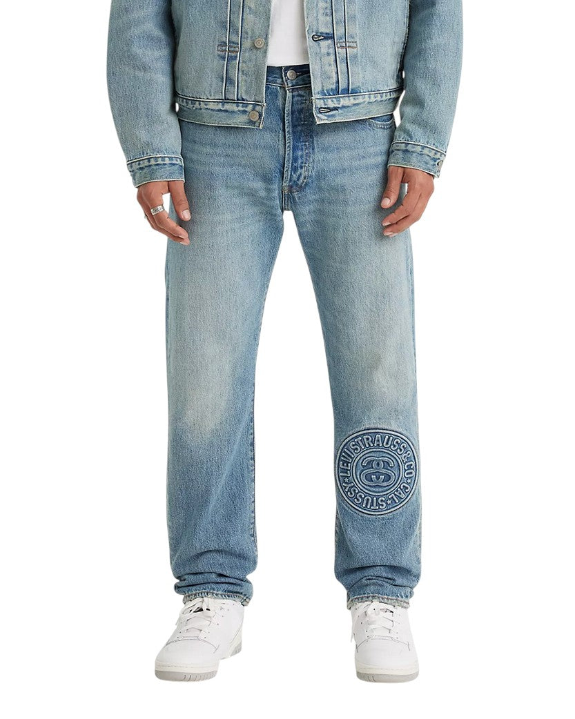 STUSSY & Levi's Embossed 501 Jeans