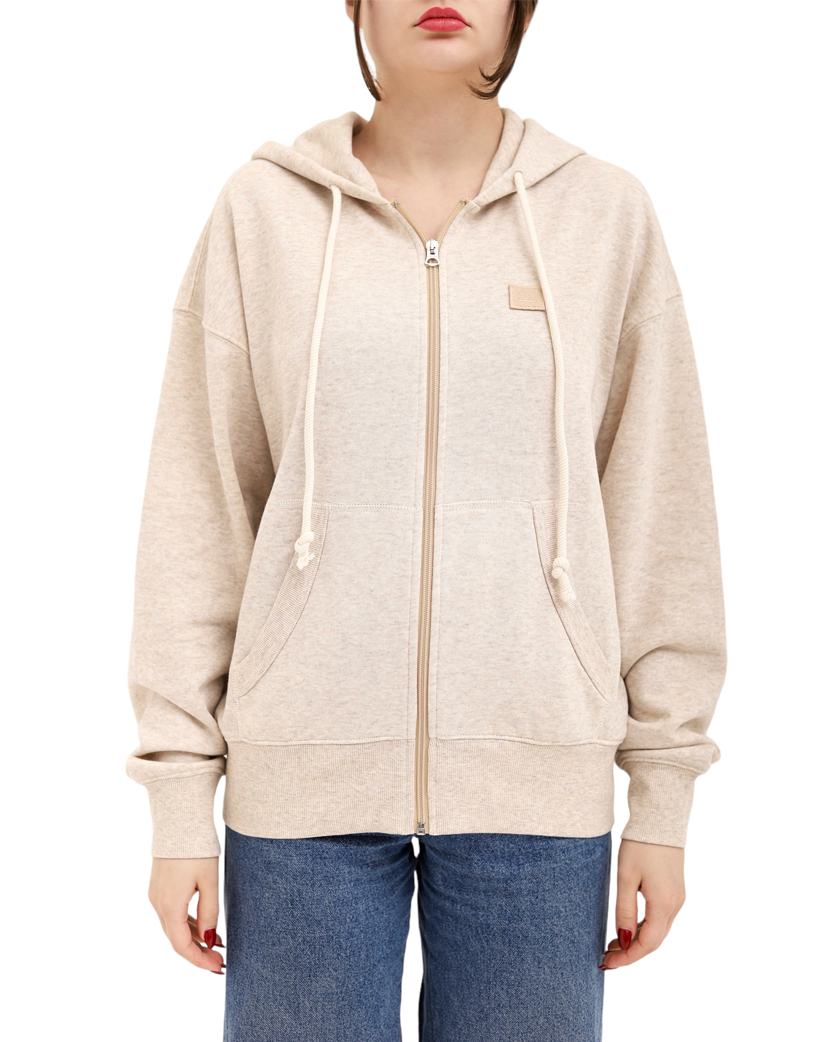 Худі Acne Studios Zip Hoodie Beige - UNIFORM