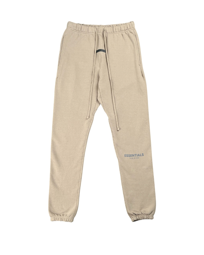 Fear Of God Essentials Tapered Cotton-Blend Jersey Sweatpants Taupe