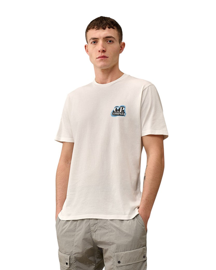 C.P. Company 24/1 Jersey Artisanal British Sailor T-Shirt White