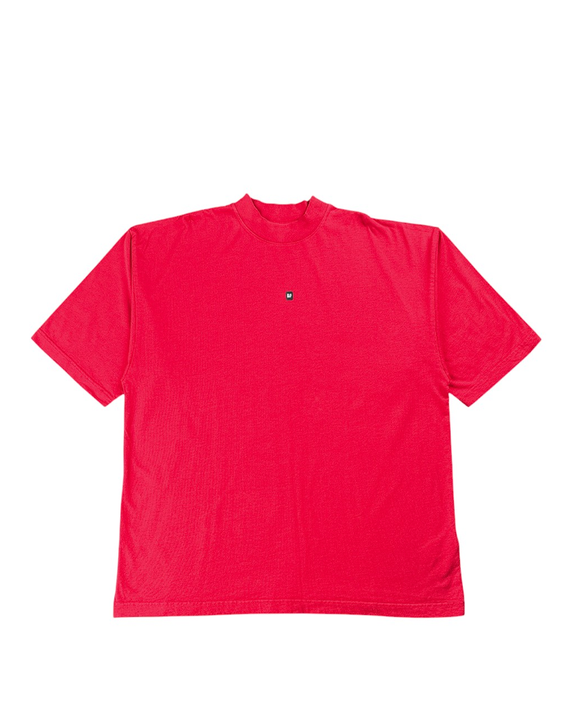 Yeezy Gap Engineered by Balenciaga Logo 3/4 Sleeve Tee Red