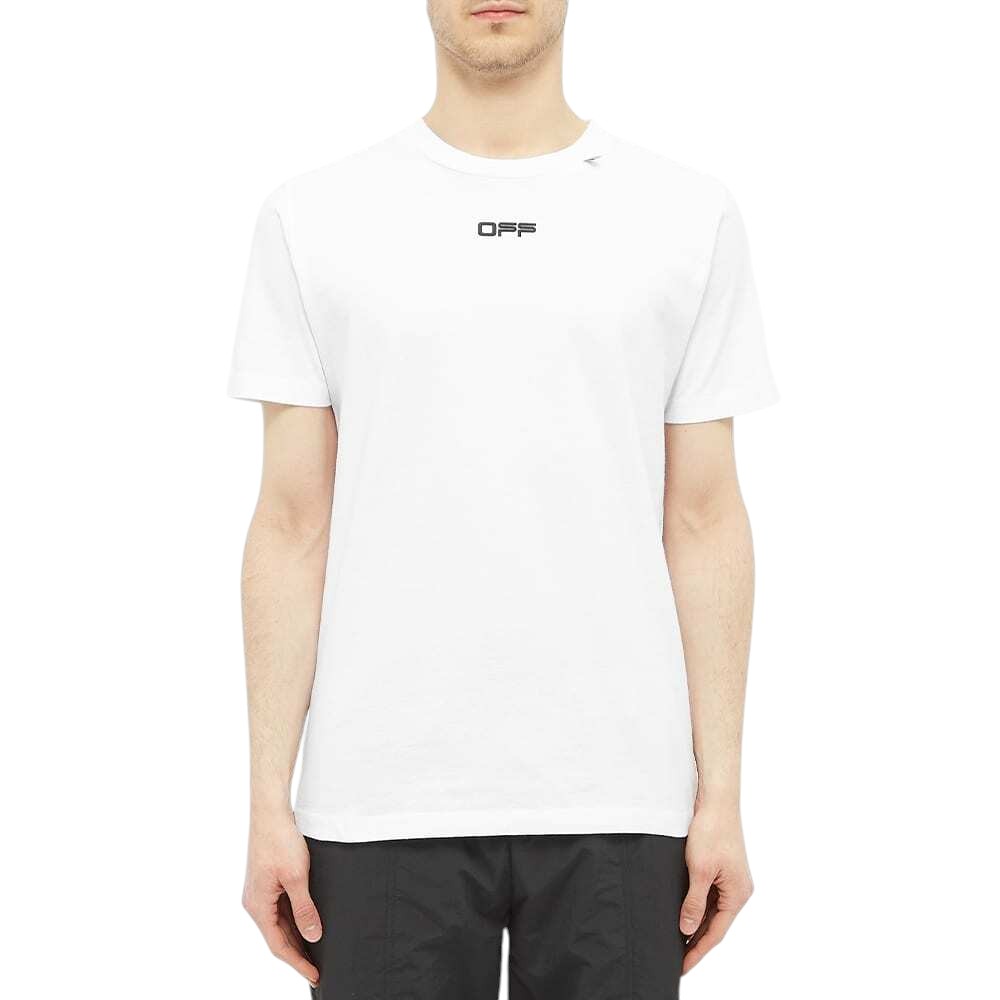 OFF-WHITE CARAVAGGIO SQUARE TEE SHIRT WHITE - UNIFORM