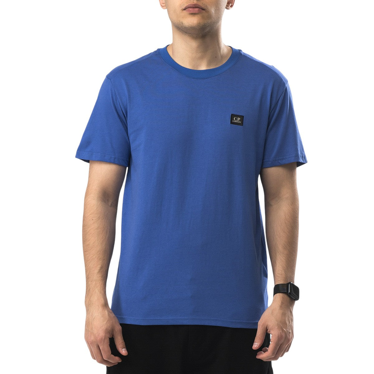 C.P. COMPANY Jersey Small Label T-shirt Blue