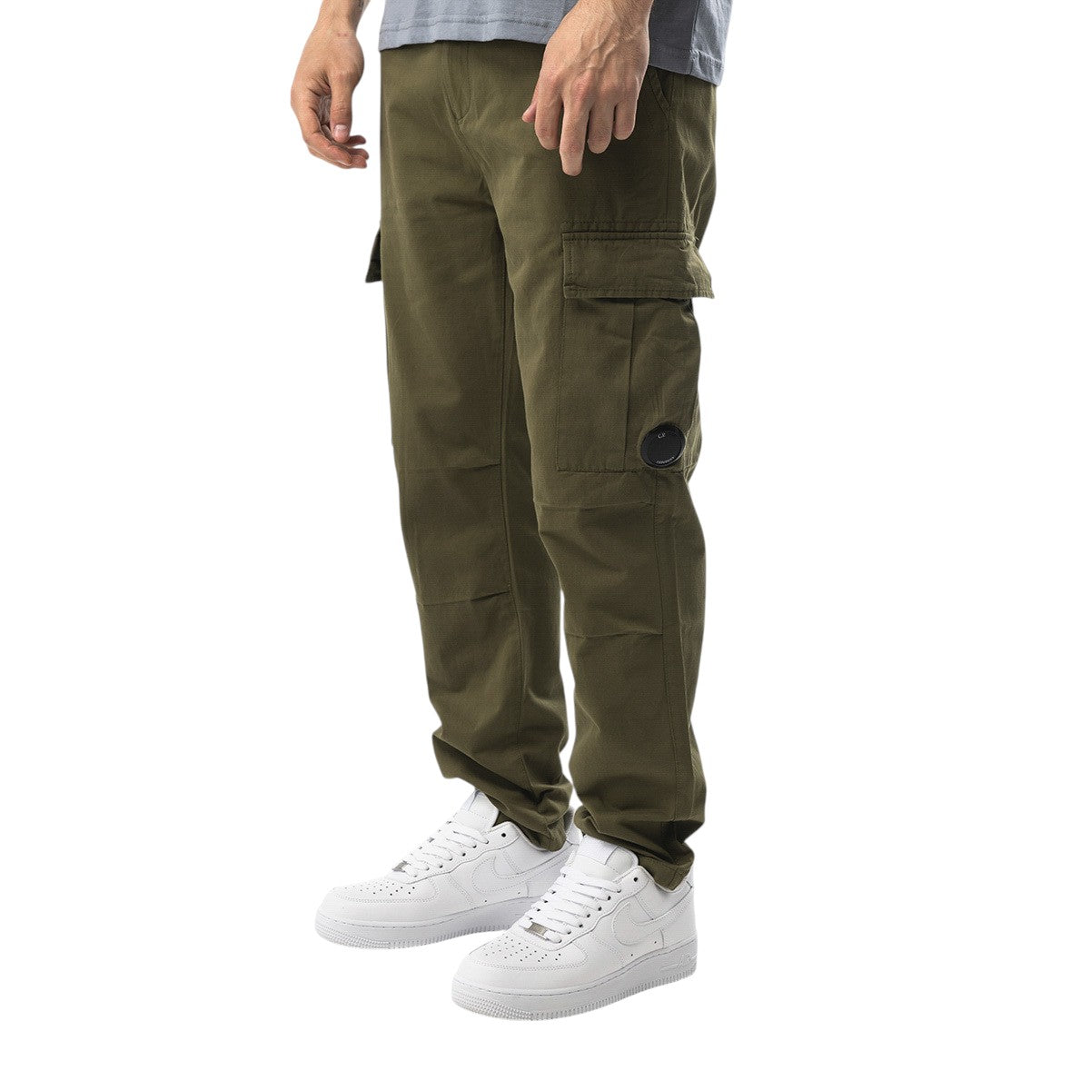 シーピーカンパニー　ERGONOMIC FIT　カーゴパンツ　オリーブ　●美品● C.P. Company Ergonomic-Fit Cargo Pants Olive - UNIFORM