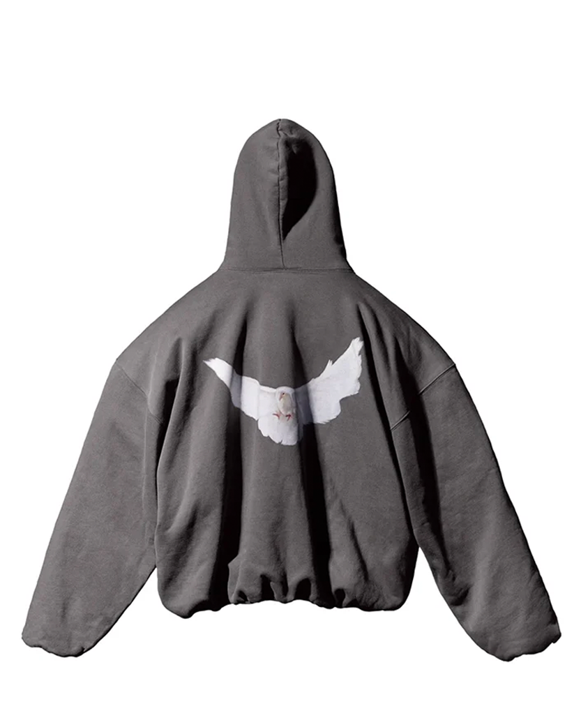トップス yeezy gap balenciaga dove hoodie xs yzy Худі Yeezy x Gap Engineered by Balenciaga Dove Hoodie Dark Grey