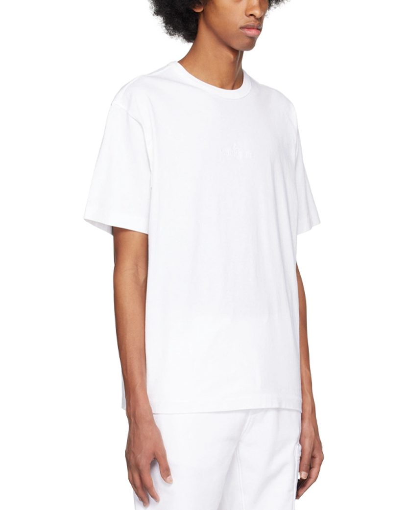 Футболка 23SS 20444 Oversize Fit Embroidery T-Shirt White SI0319