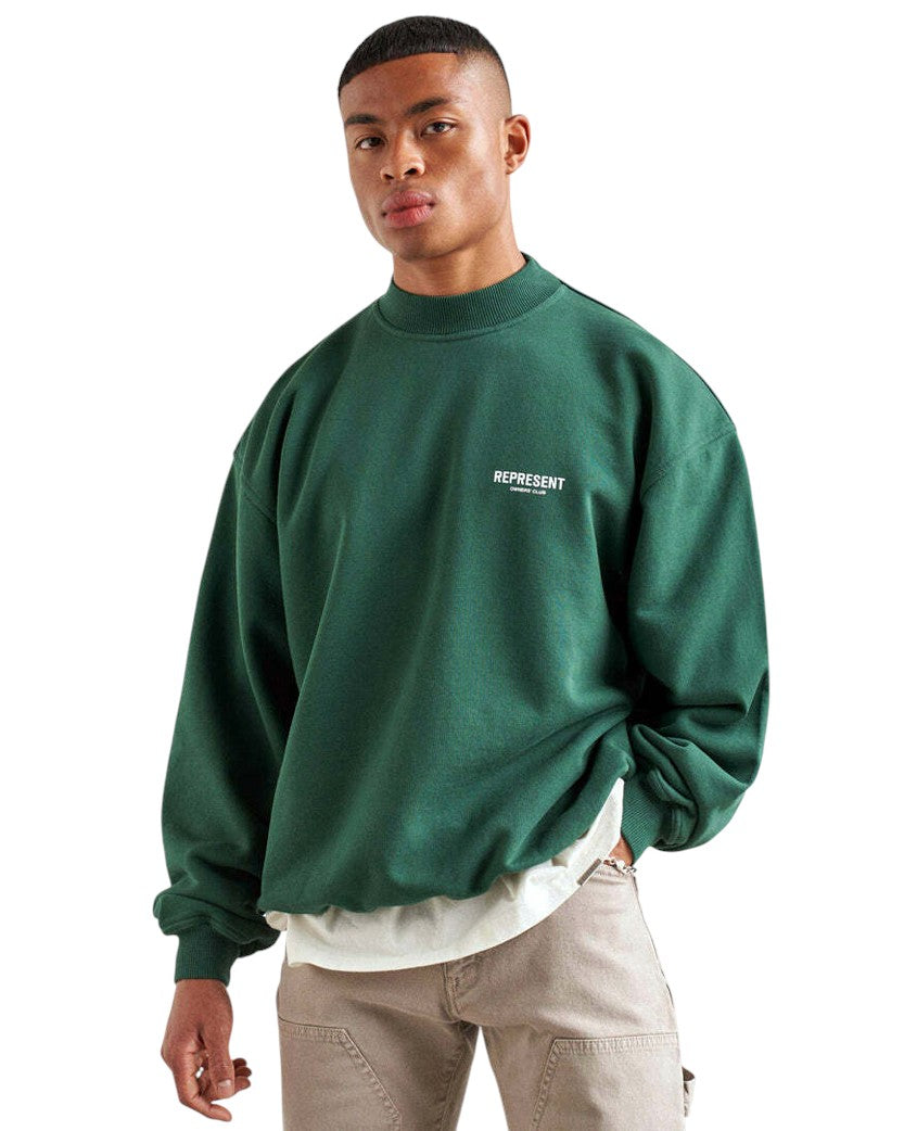 REPRESENT OWNERS CLUB SWEATER RACING GREEN
