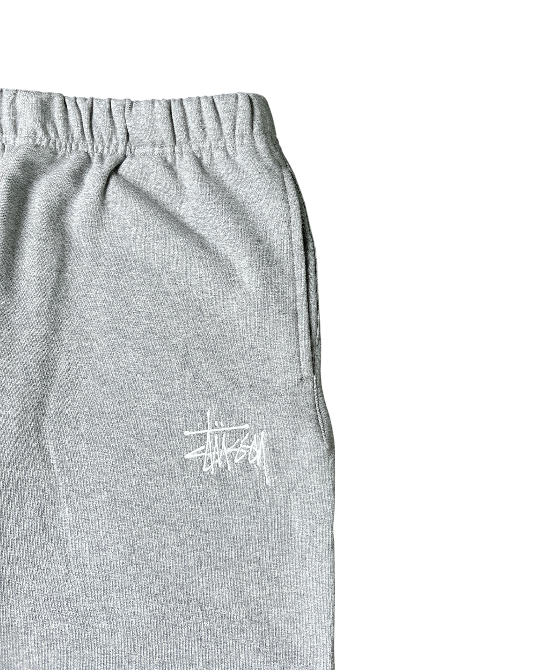 STUSSY STOCK LOGO PANT GREY HEATHER UNIFORM