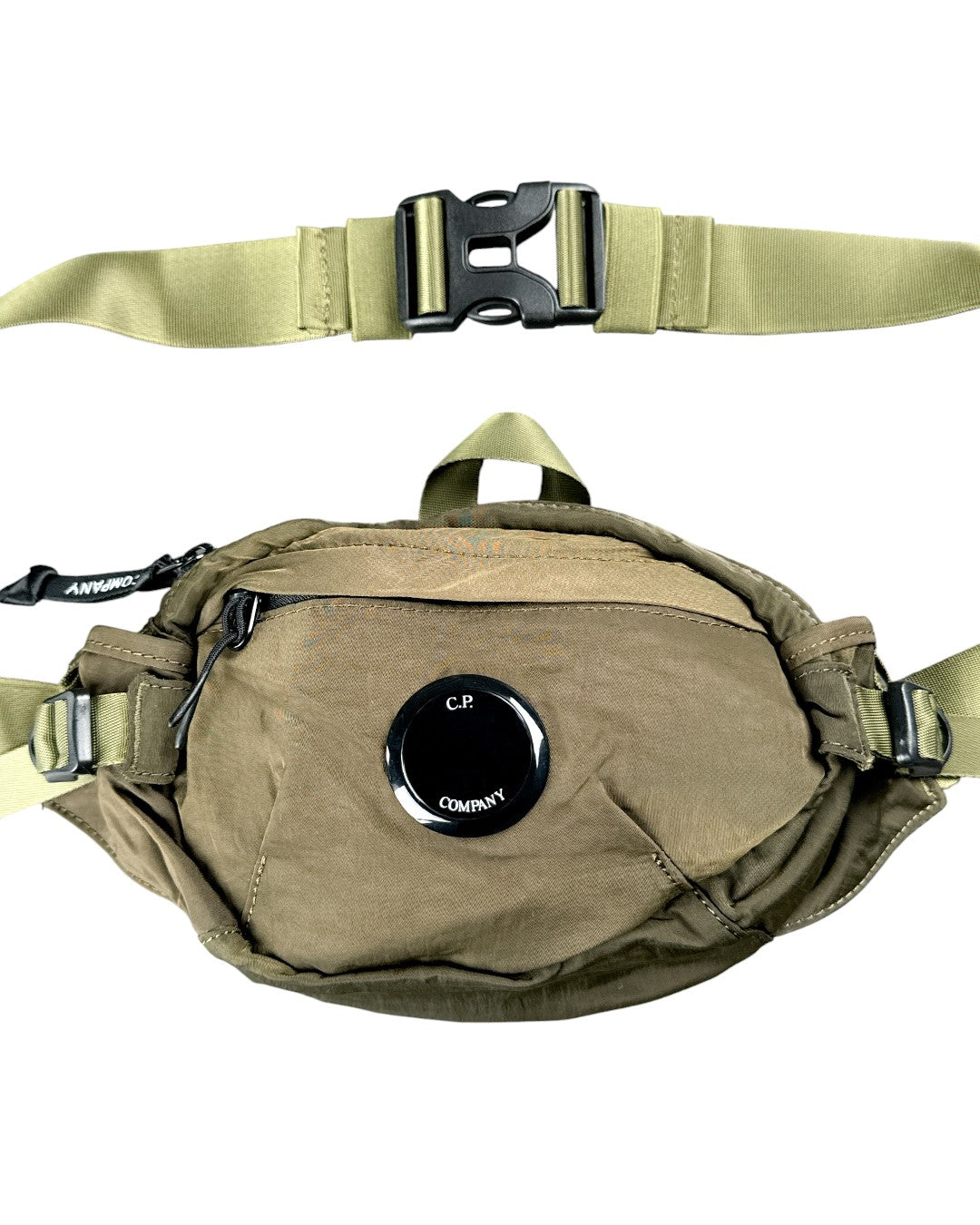 C.P. Company Nylon B. Crossbody Lens Pack Olive - UNIFORM