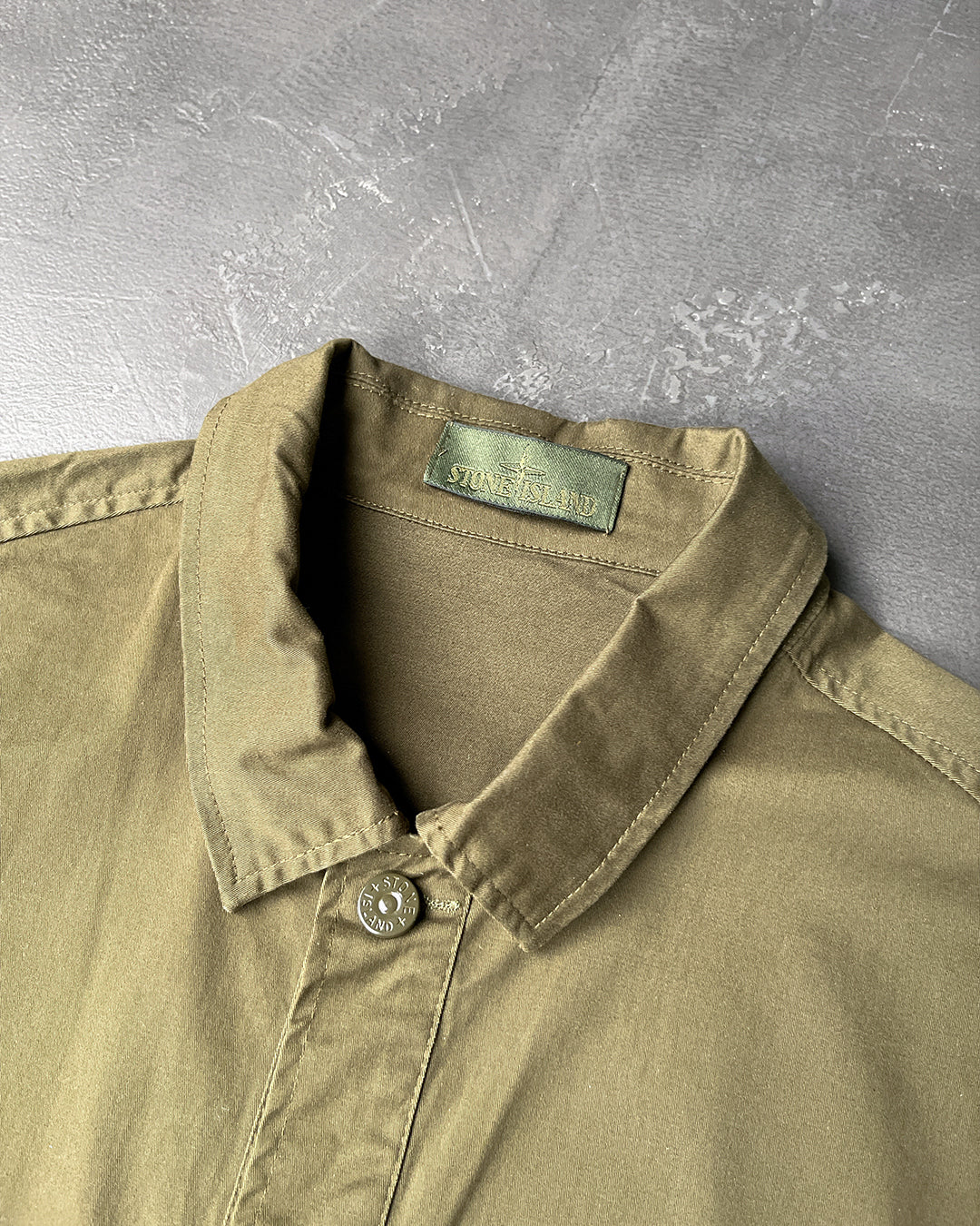 123F2 Ghost Piece Overshirt Khaki SI0106 KH UNIFORM