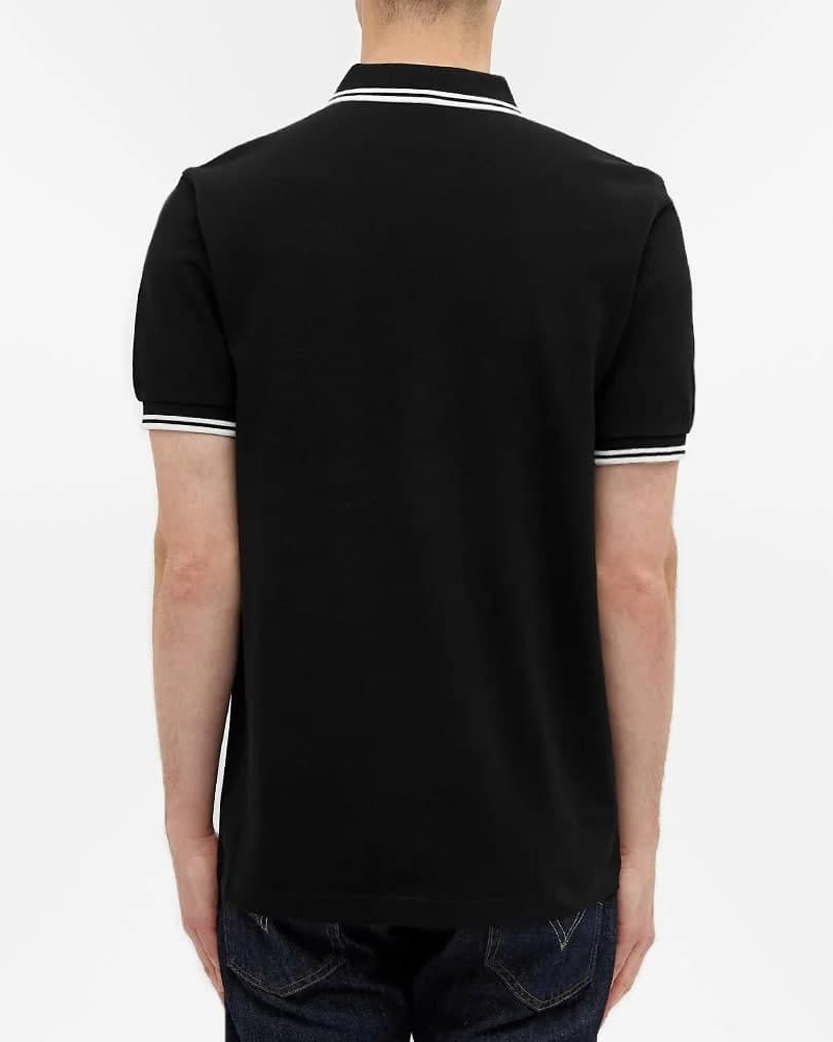 【FRED PERRY】Ls Twin Tipped Polo Shirt FRED PERRY SLIM FIT TWIN TIPPED POLO - UNIFORM
