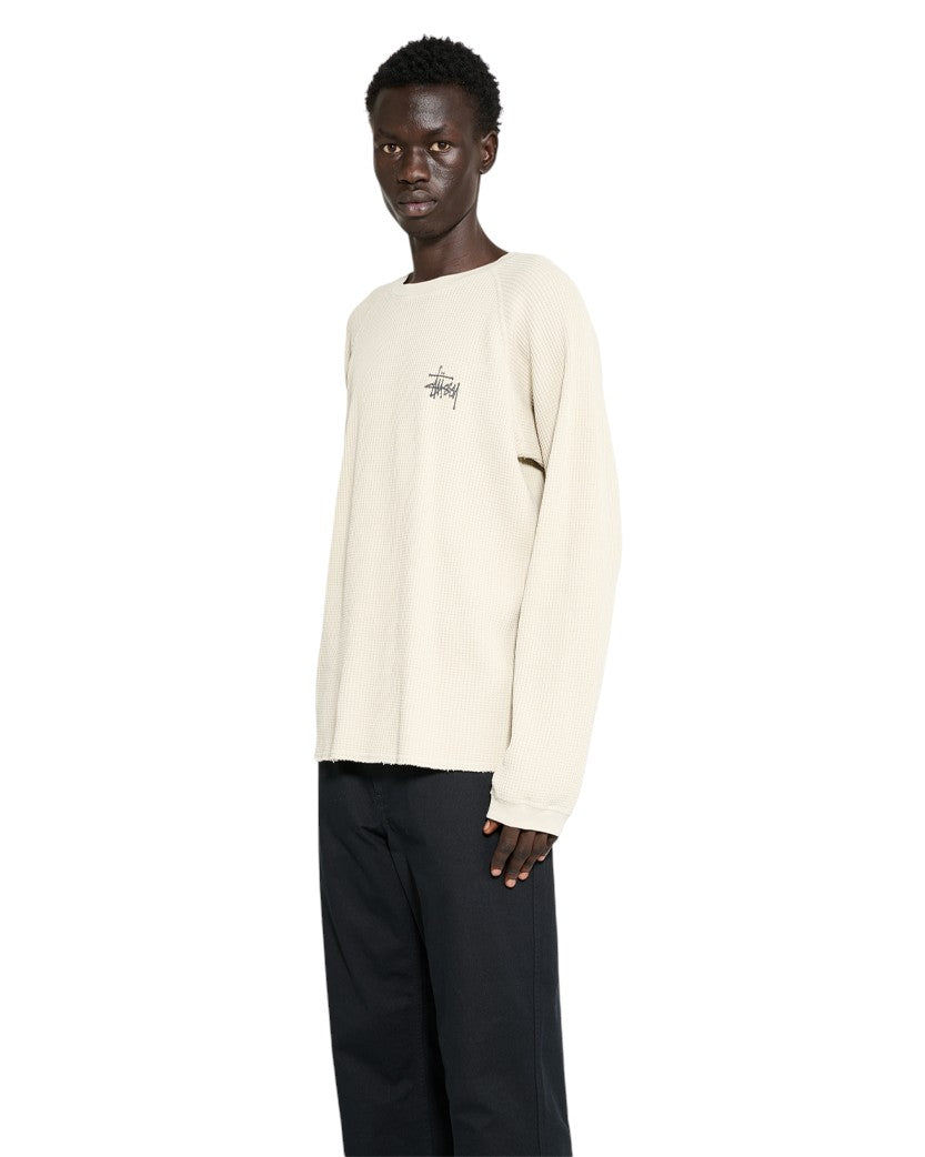 STUSSY Basic Stock Long Sleeve Thermal Bone - UNIFORM