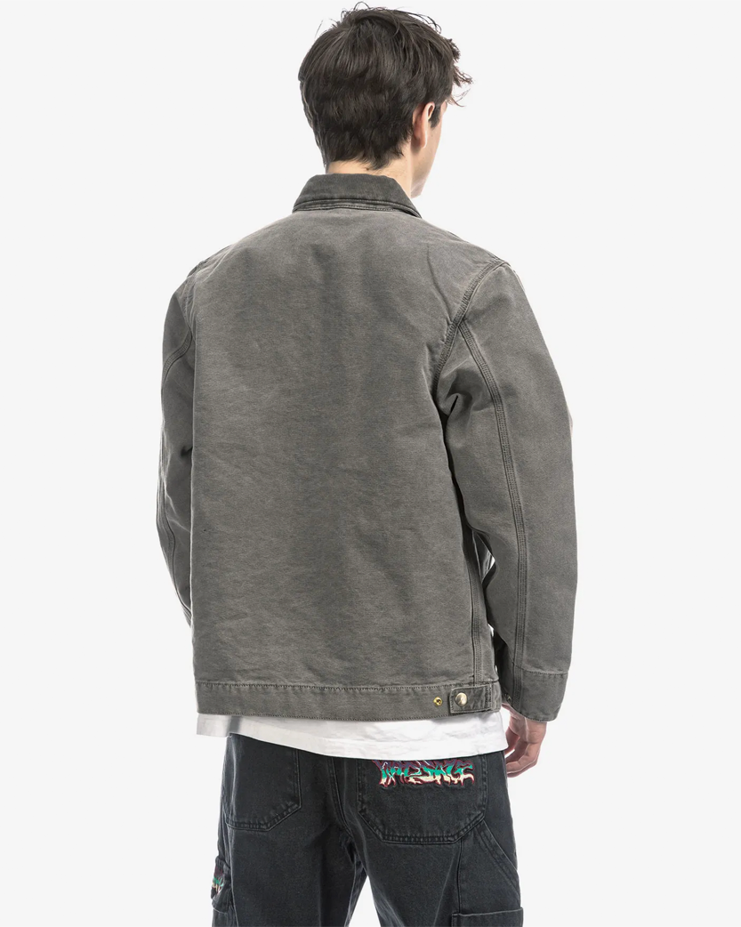 Carhartt WIP Duck Detroit Jacket Dusty Black - UNIFORM