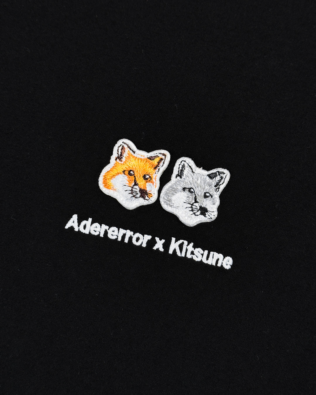 Футболка Ader Error x Maison Kitsune Double Fox Head Patch T-Shirt