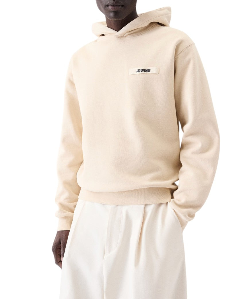 Jacquemus Le Gros Grain Hoodie Beige