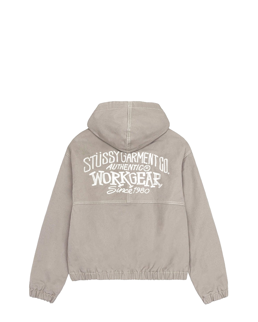 Куртка STUSSY Work Contrast Stitch Jacket Grey - UNIFORM Куртка STUSSY Work Contrast Stitch Jacket Grey - UNIFORM