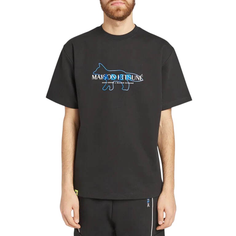 Ader Error x Maison Kitsune Layout Tee Black