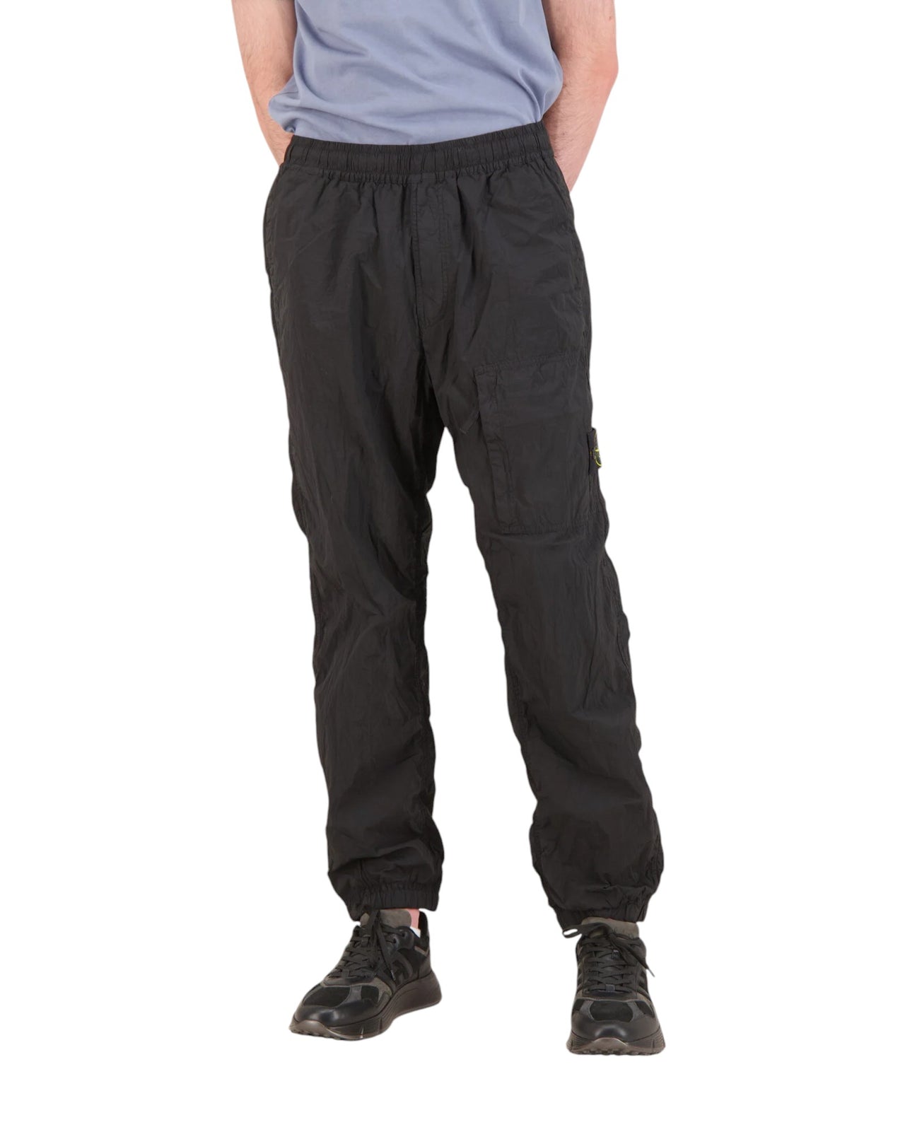 31019 Nylon Metal In Econyl Pants Black SI0260-BK