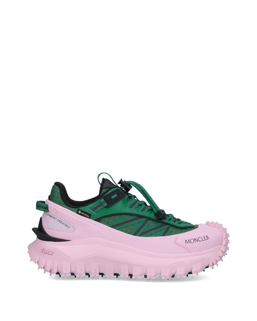 Moncler Trailgrip GTX Low Top Sneaker Green/Pink - UNIFORM