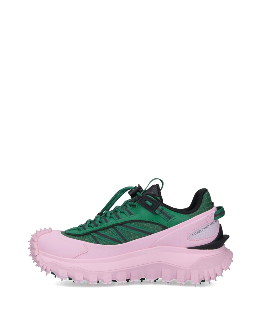 Moncler Trailgrip GTX Low Top Sneaker Green/Pink - UNIFORM