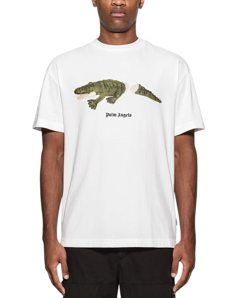 Palm Angels Croco T-Shirt White