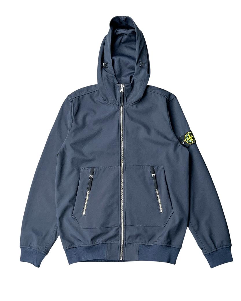 40727 Soft Shell-R Hooded Jacket Marine Blue SI0122-MB