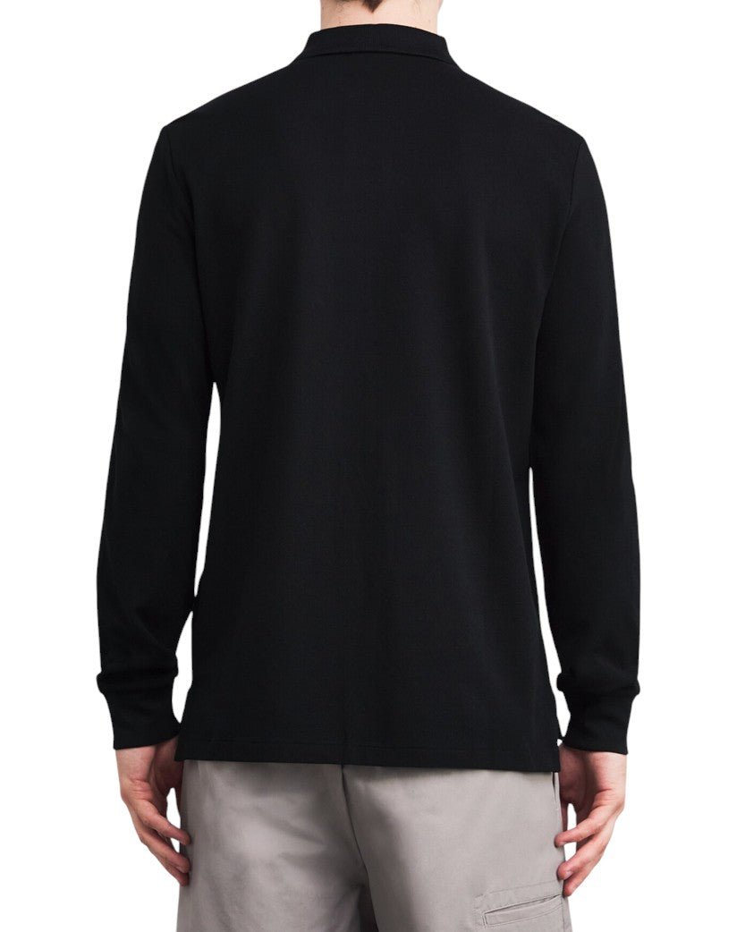 Поло Polo Ralph Lauren Logo-Embroidered Polo Shirt Black - UNIFORM