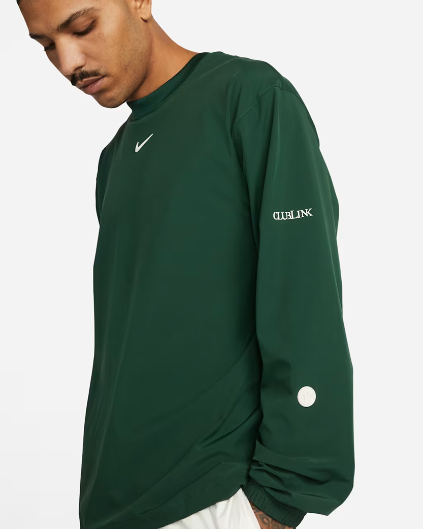 Nike NOCTA ゴルフ　ダークグリーン Лонгслів Nike x Drake NOCTA Golf Crewneck Top Green - UNIFORM