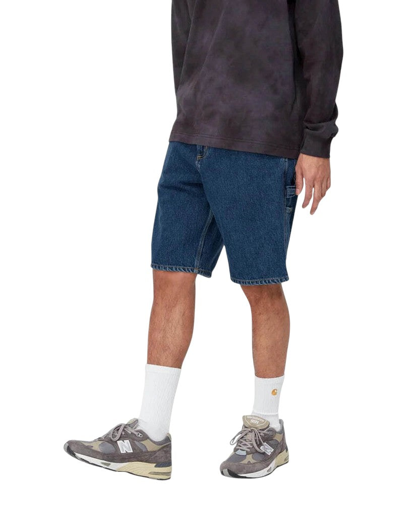 Carhartt WIP Single Knee Short Denim Blue - UNIFORM