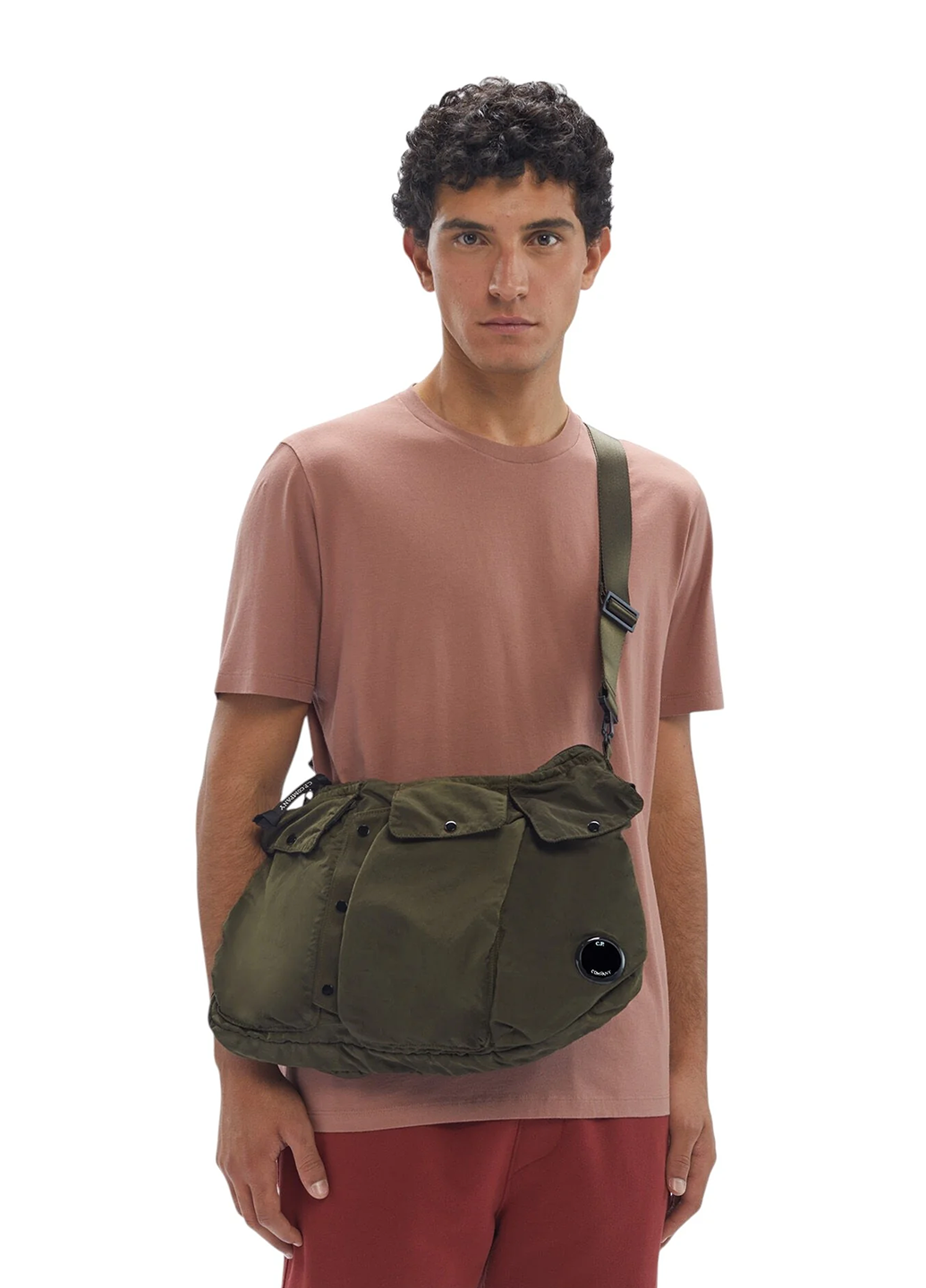Сумка C.P. Company Nylon B Utility Pack Olive - UNIFORM
