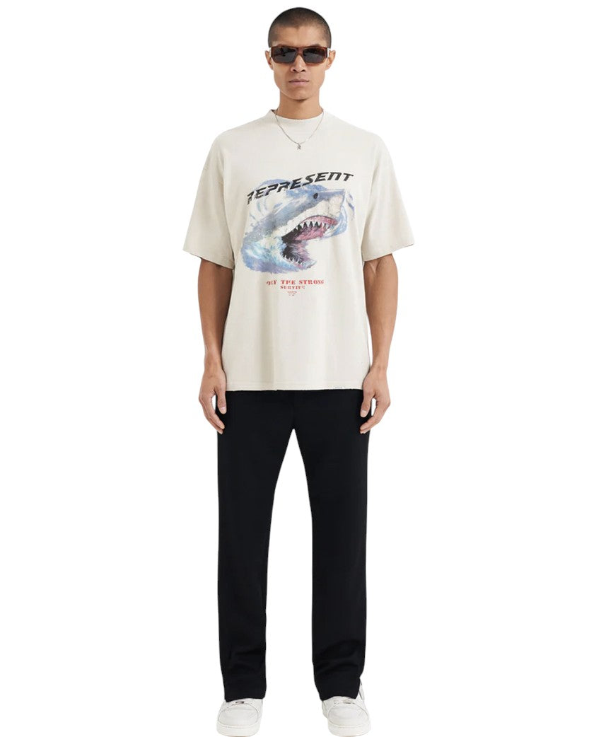 Футболка REPRESENT ONLY THE STRONG SURVIVE T-SHIRT - VINTAGE WHITE