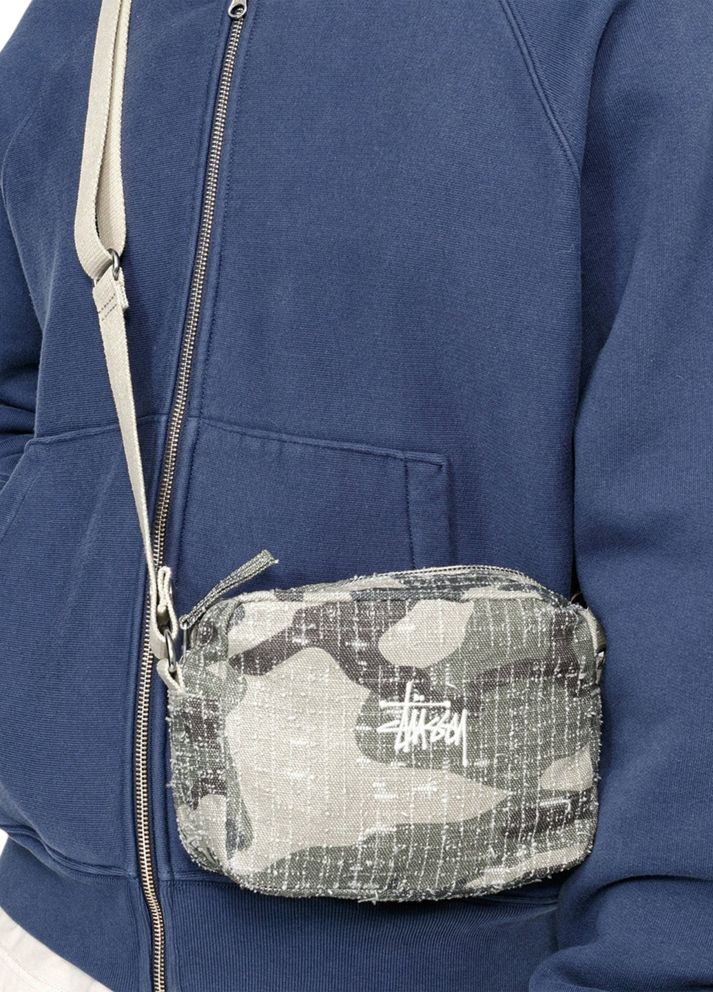 Сумка STUSSY Needle Punch Side Pouch Camo - UNIFORM Сумка STUSSY Needle Punch Side Pouch Camo - UNIFORM