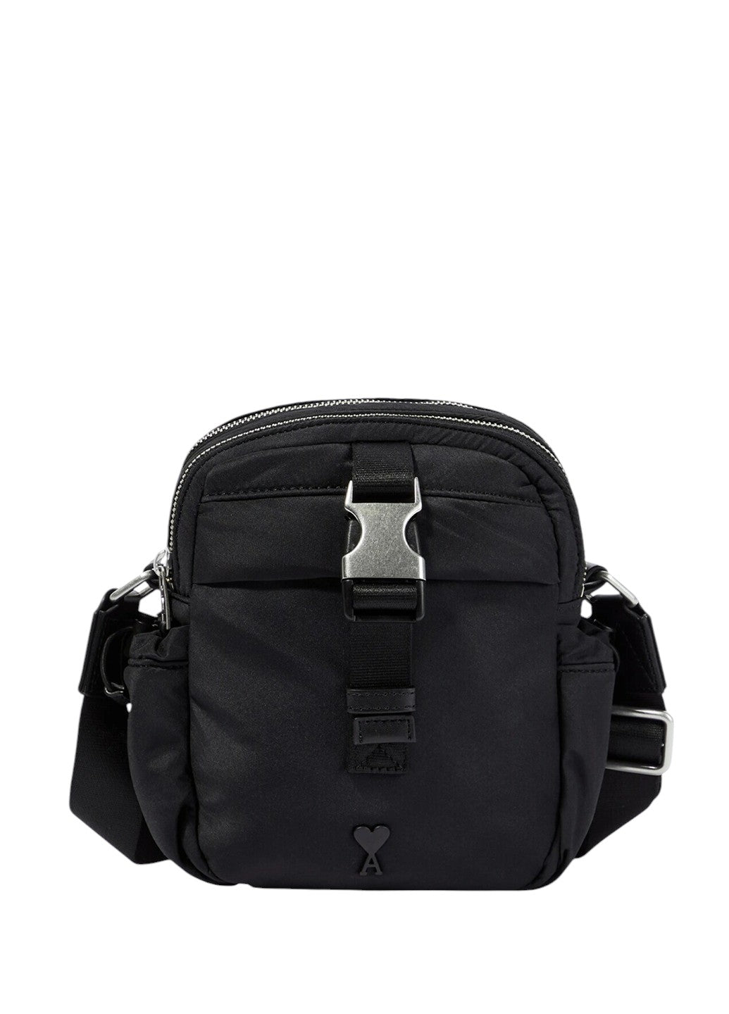 AMI Paris Ami De Coeur Crossbody Bag Black