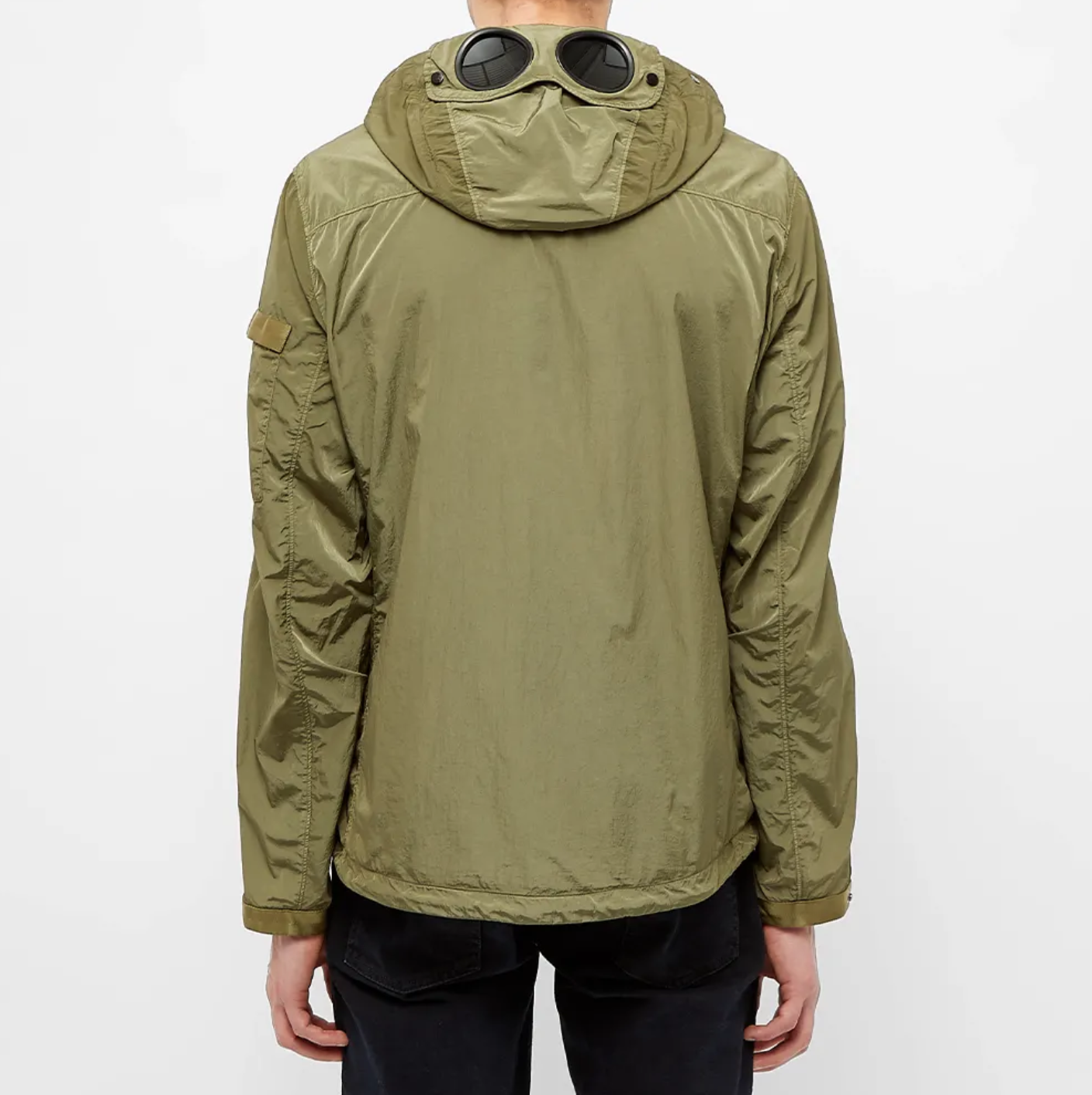 Куртка C.P. Company Hooded Google Zip Overshirt Burnt Olive - UNIFORM