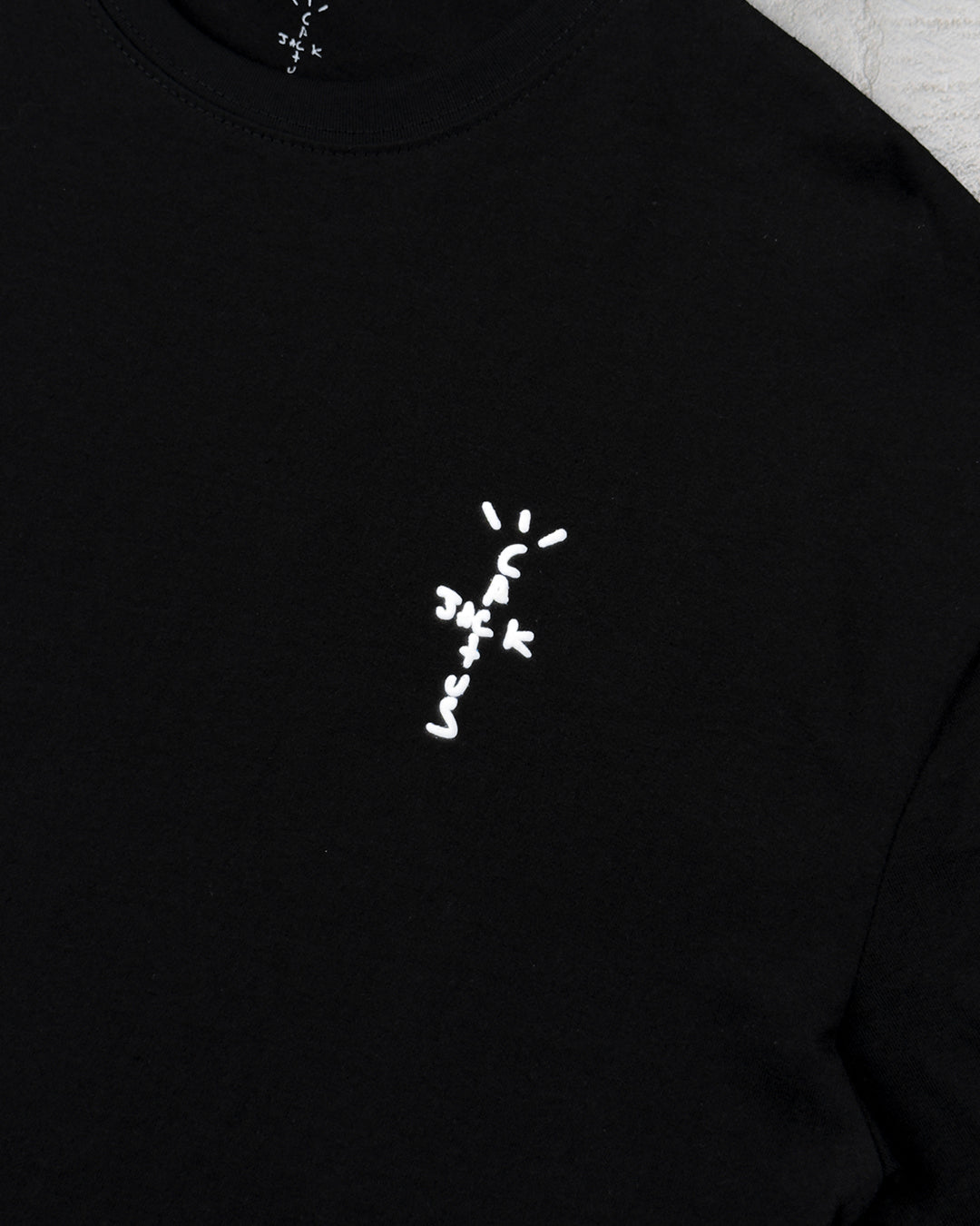 Travis Scott Cactus Jack Logo T Shirt Black UNIFORM travis-scott-cactus-jack-logo-t-shirt-black-uniform