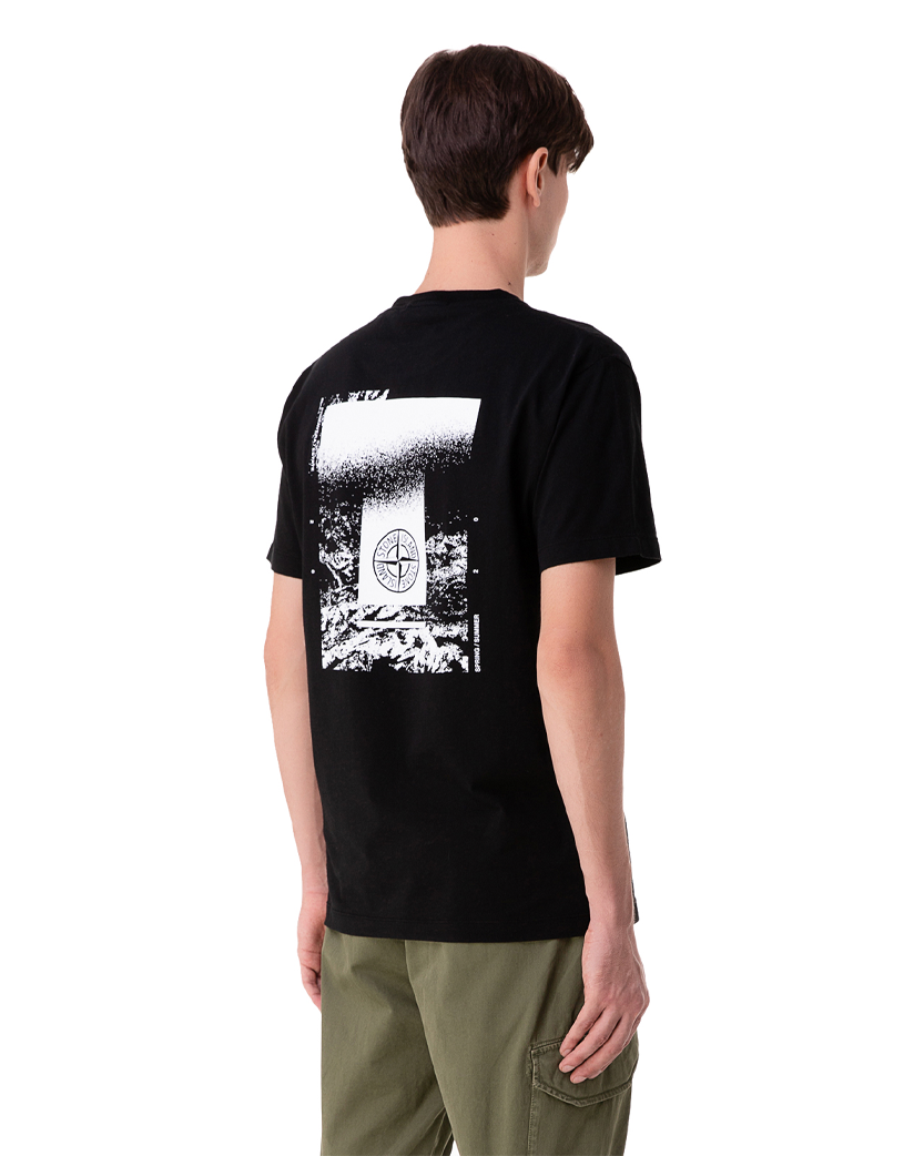 Футболка 2NS84 Drone Two Print T-Shirt Black SI0118-BK - UNIFORM