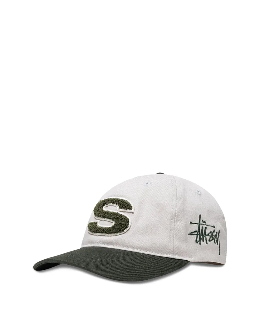 STUSSY Chenille S Low Pro Cap Bone