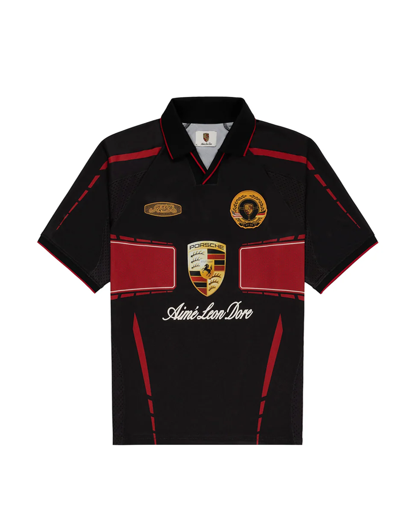 Aime Leon Dore x Porsche 993 Turbo Team Jersey Jet Black