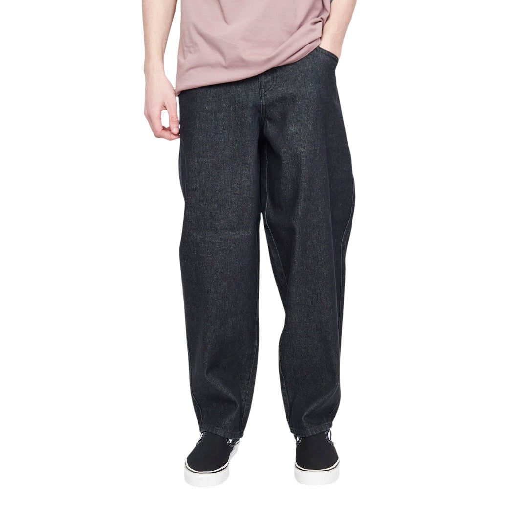 Dime Baggy Denim Pants Black Washed - UNIFORM