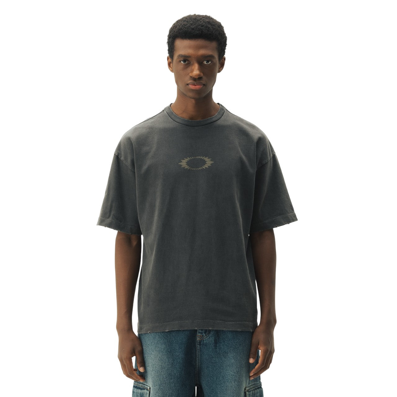 23ss oakley × pietメタル 2.0 Tシャツ ブラウン L Oakley x Piet Metal 2.0 T-Shirt Washed Black - UNIFORM