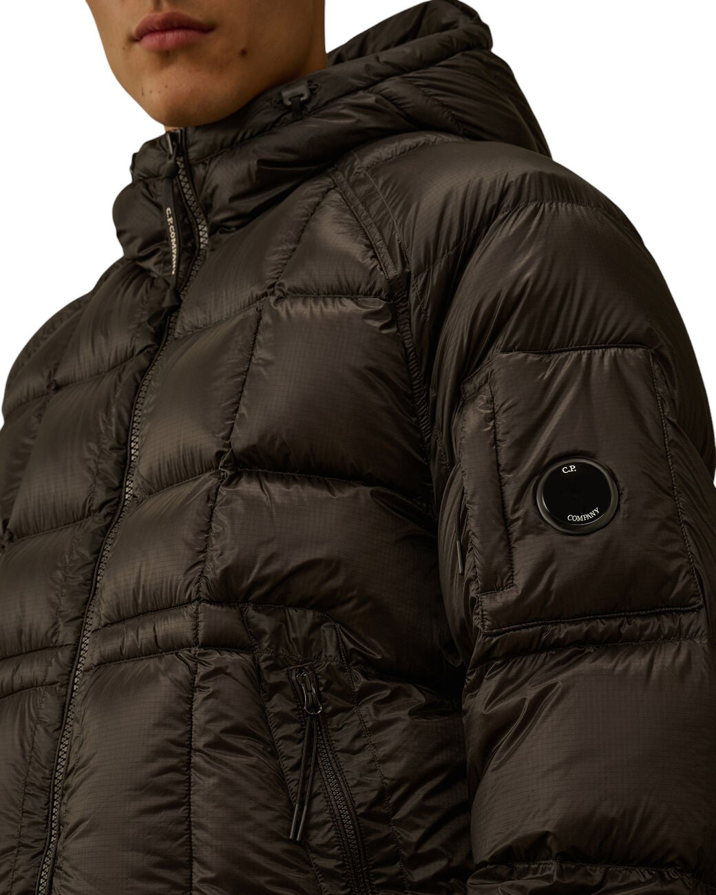 Куртка C.P. Company D.D. Shell Hooded Down Jacket Off-Black - UNIFORM