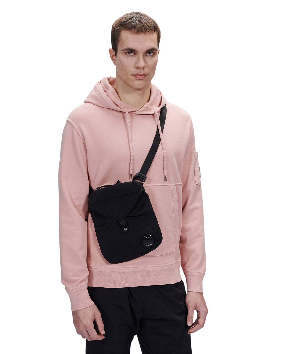 C.P. Company Nylon B Shoulder Pack Black - UNIFORM