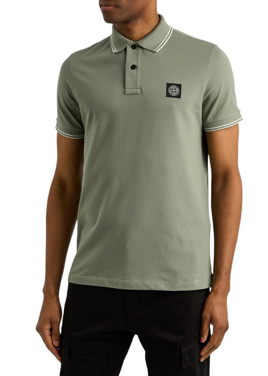 22S18 Classic Polo T-Shirt Sage Green SI0116-SGN