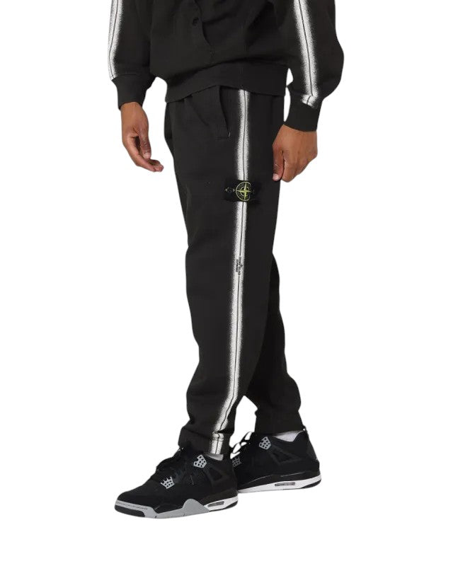 Брюки Stone Island x Supreme Stripe Sweatpants Black SI0285-BK