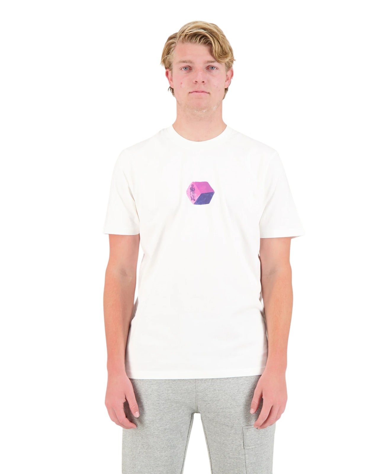 C.P. Company 30/1 Jersey Logo Graphics T-Shirt White