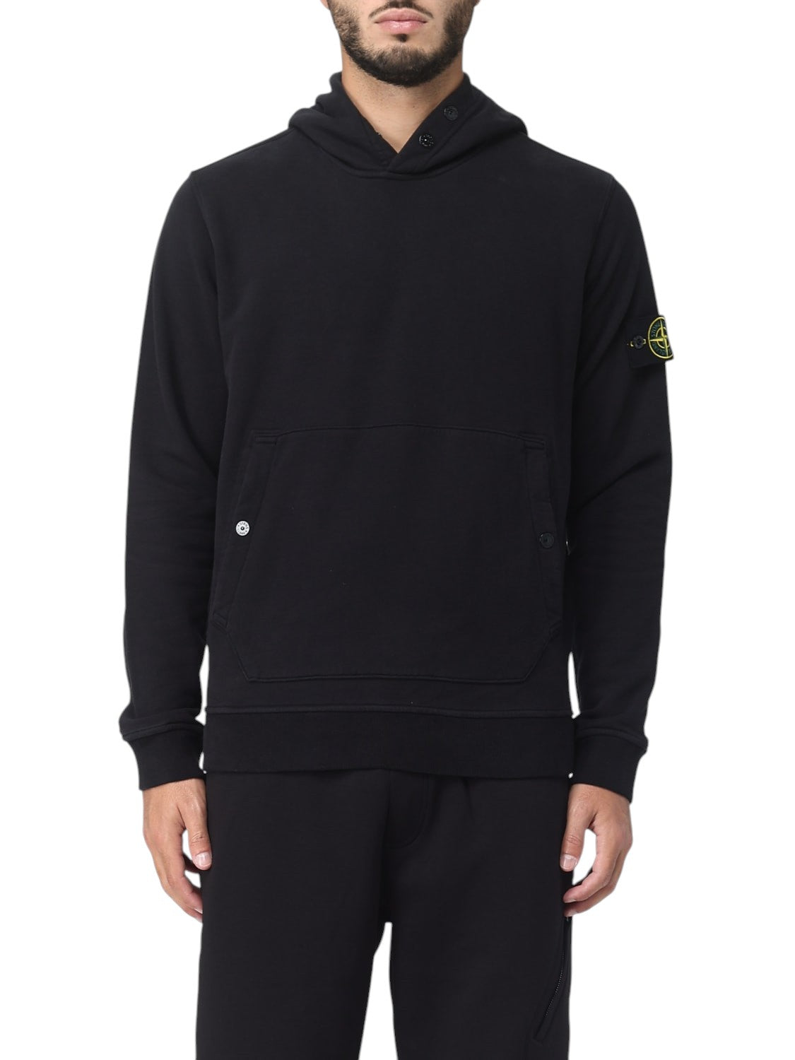 61720 Hooded Sweatshirt Black SI0218-BK